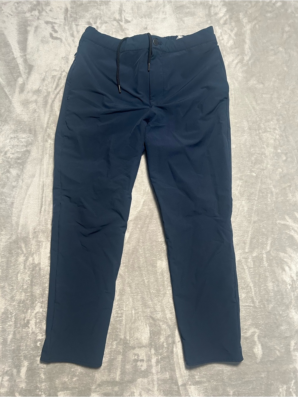 Banana Republic Slim Tapered Fit Athletic Pants Men’s 31x30 Navy Blue Drawstring